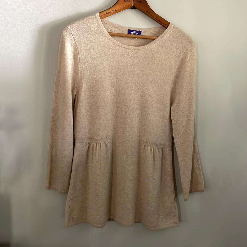 Women’s 100% Cashmere J. Crew Sweater Sontuosa Size M